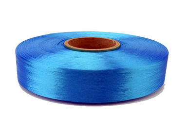 China Blauer gesponnener 100D/72F AA Grad des Farbvoller stumpfer Polyester-Garn-Ring hochfest fournisseur