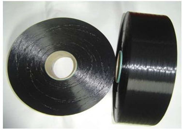 China Schwarze gesponnene hohe Ausdehnung des Farb-Polyester-teilweise orientierte Garn-150D/48F Ring fournisseur
