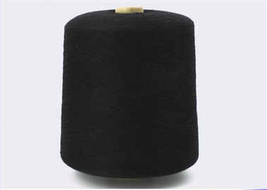 China Schwarzes färbte das Biobaumwolle-Garn, das für das Stricken besonders angefertigt erneuert wurde fournisseur