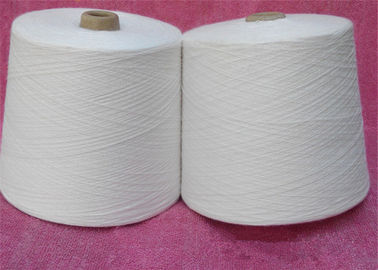 China 100% spann Jungfrau-rohes weißes Polyester gesponnenes Garn, Polyester Faden mit Rohstoff fournisseur