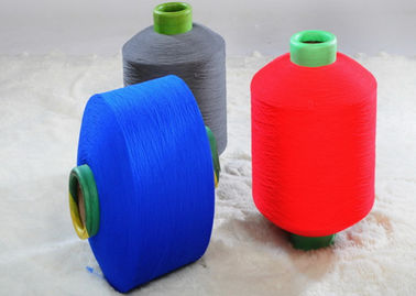 China Spinnendes/strickendes Garn des Polyester-DTY 150D/48F, Polyester Texturgarn Schmiere färbte Farbe fournisseur