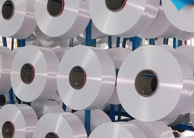 China 100DD/144F rohes weißes Garn des Polyester-FDY, Polyester-Faden-Garn für das Gewebe-Stricken fournisseur