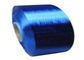 Blauer gesponnener 100D/72F AA Grad des Farbvoller stumpfer Polyester-Garn-Ring hochfest fournisseur