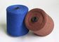 Muster-reines Baumwollgarn 20S 30S des offenen Endes 100% gekämmtes farbiges für strickende Arbeits-Handschuhe fournisseur