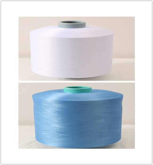 75D / maserte Schmiere gefärbtes dty Garn des Polyester 36F, strickender abgehobener Betrag Garnantibakterien