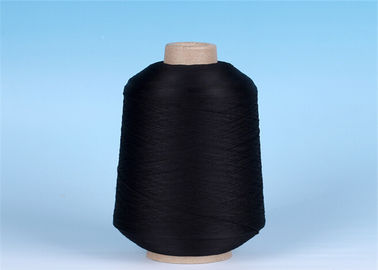 China Schwarze Farbe maserte Nylon-gefärbte Hochleistung 75D/72F DTY Garn fournisseur
